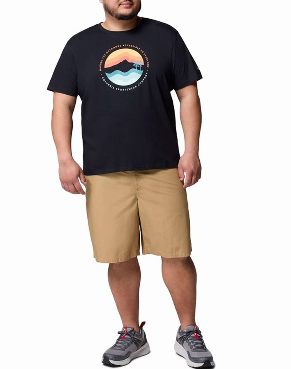 COLUMBIA Bluza de barbati Path Lake™ Graphic Tee II