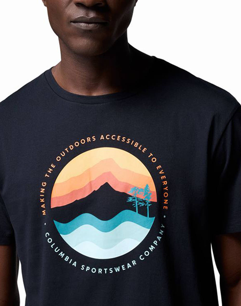 COLUMBIA Bluza de barbati Path Lake™ Graphic Tee II