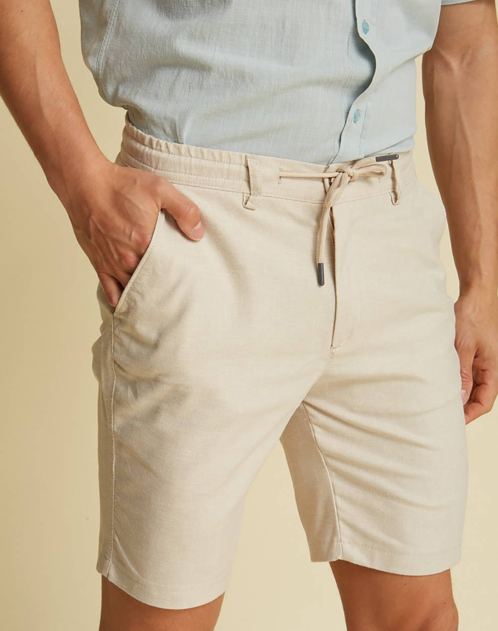 DORS PANTALONI SCURTI CHINO CU ELASTIC