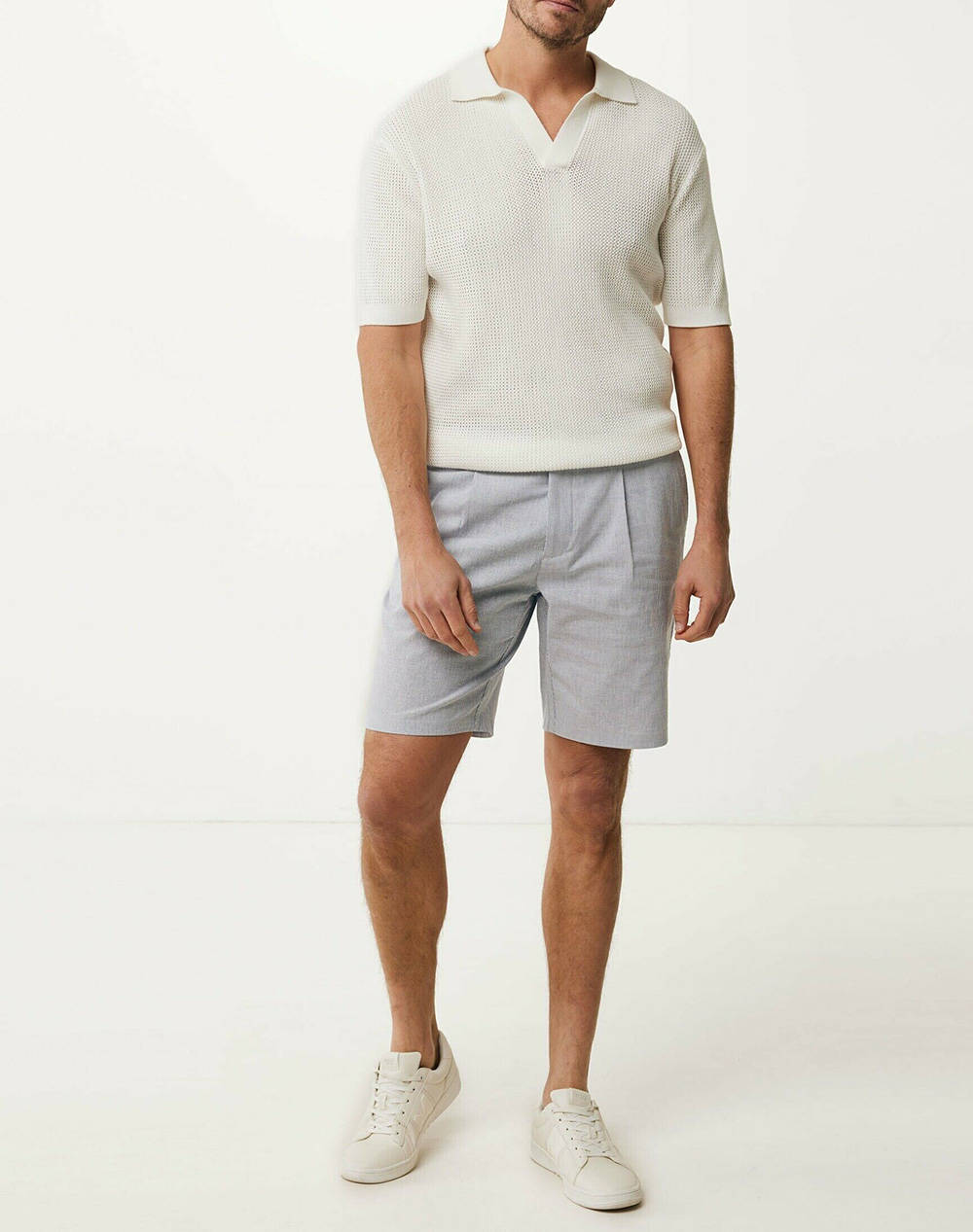 MEXX Striped linen blend shorts
