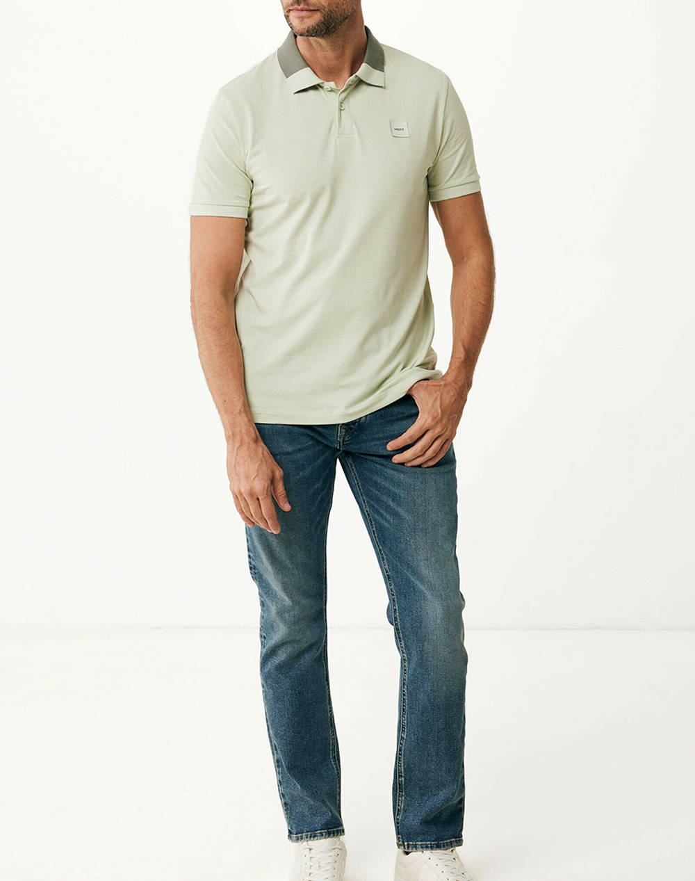 MEXX Colorblock polo slim fit