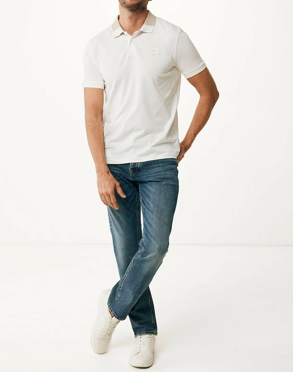 MEXX Colorblock polo slim fit