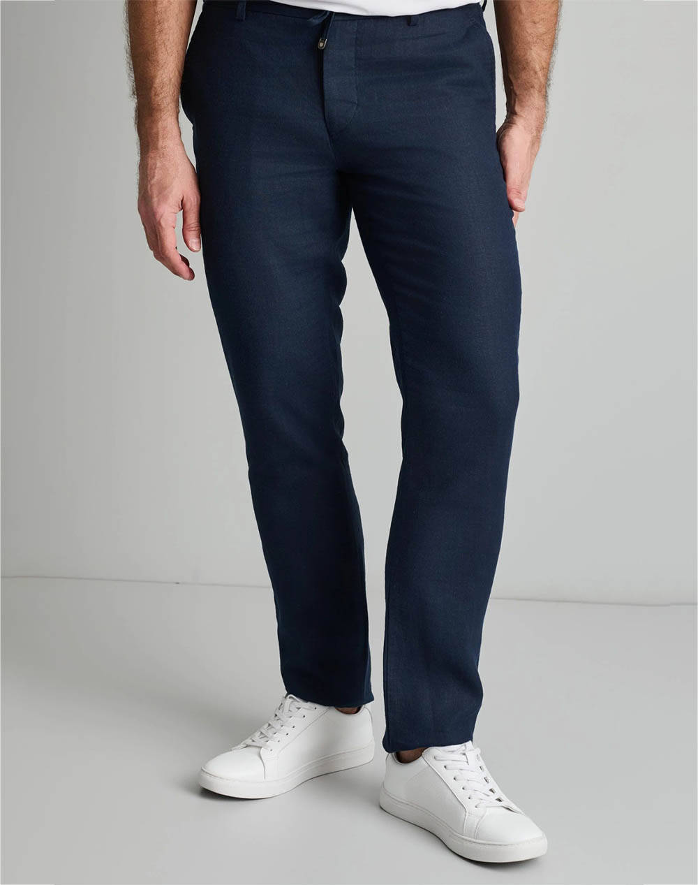 NAVY&GREEN PANTALONI CU CORDON