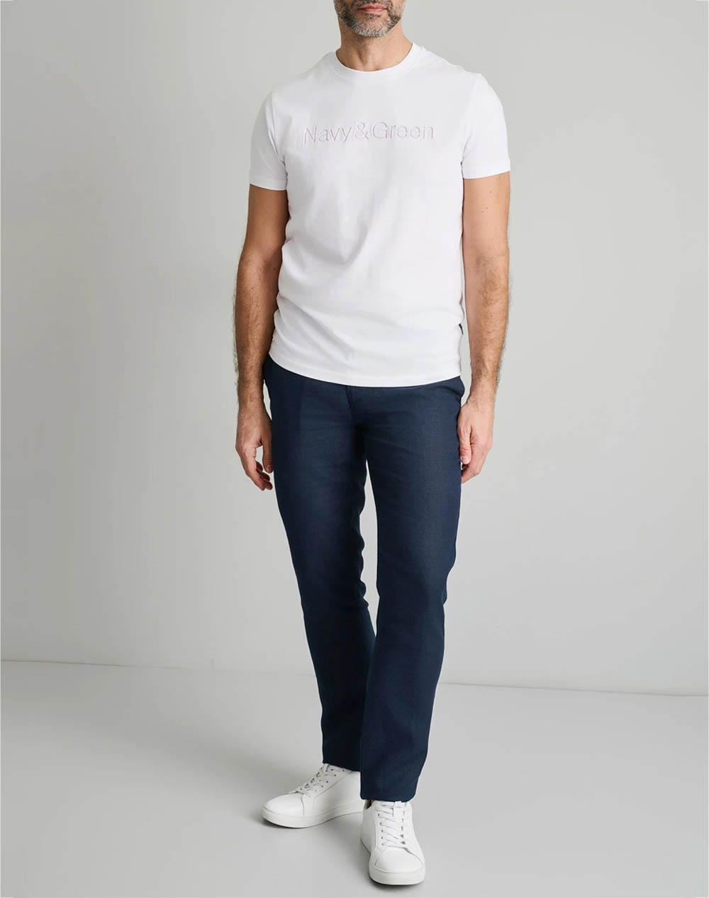 NAVY&GREEN PANTALONI CU CORDON