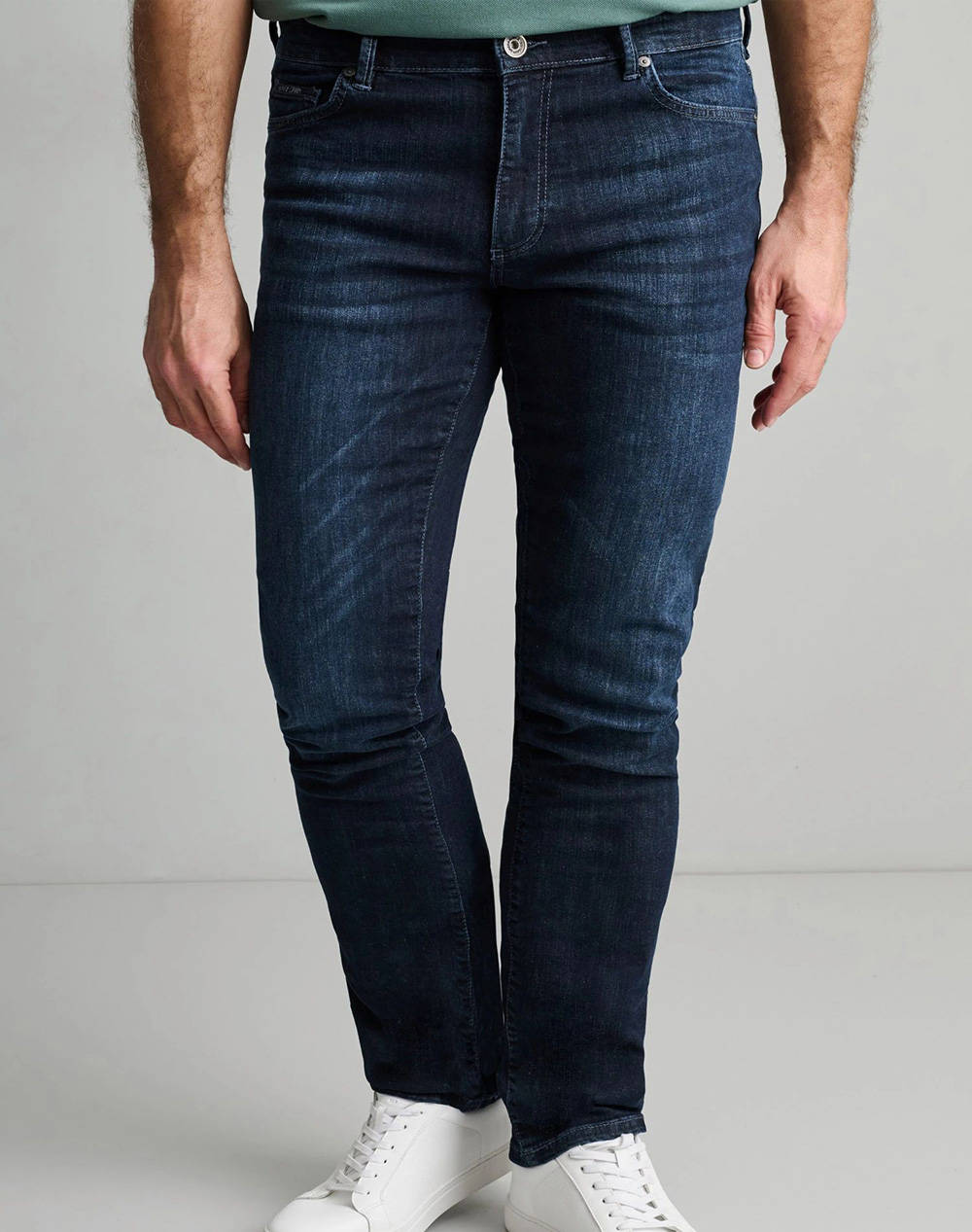 NAVY&GREEN PANTALONI DENIM LOW WAIST