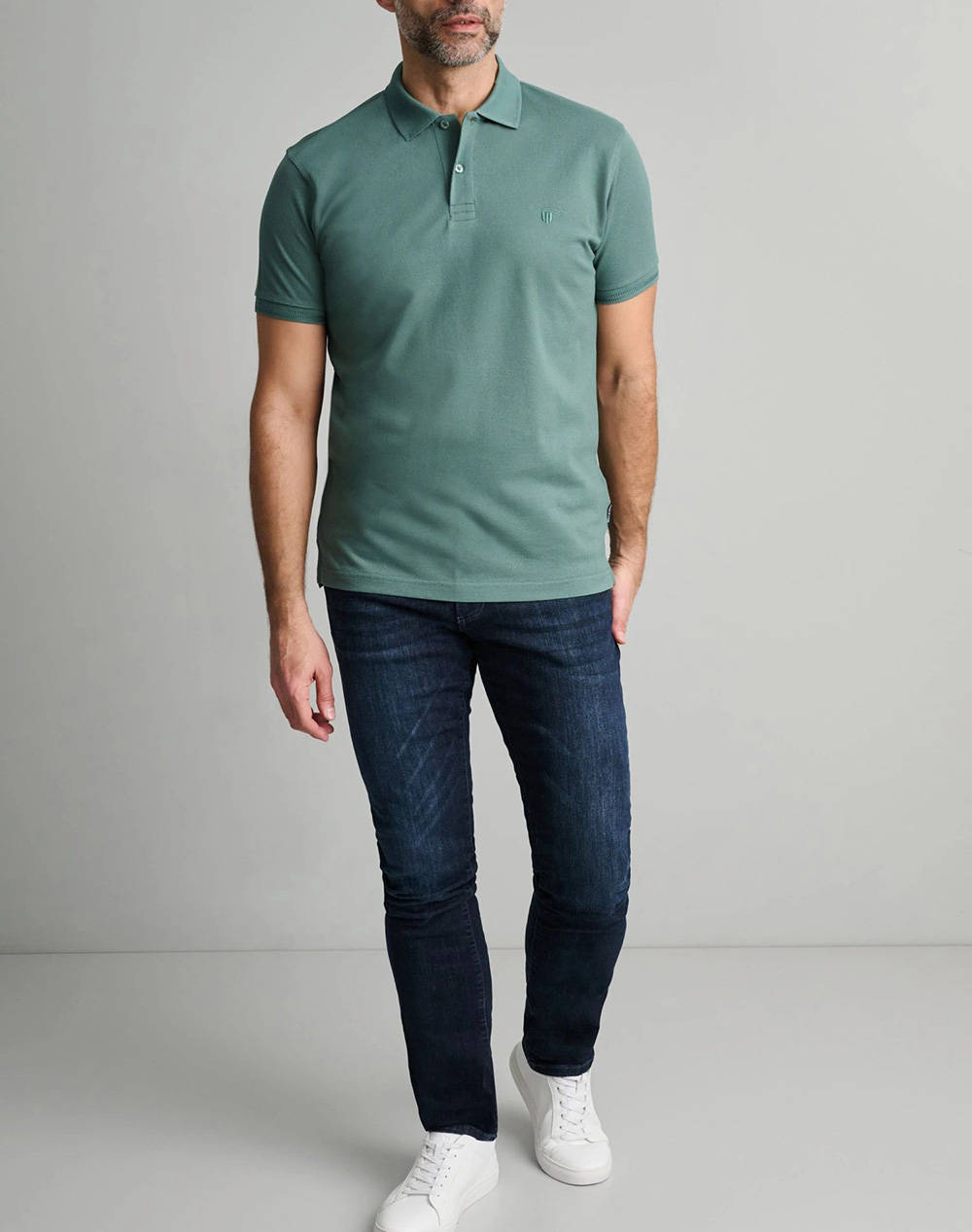 NAVY&GREEN PANTALONI DENIM LOW WAIST
