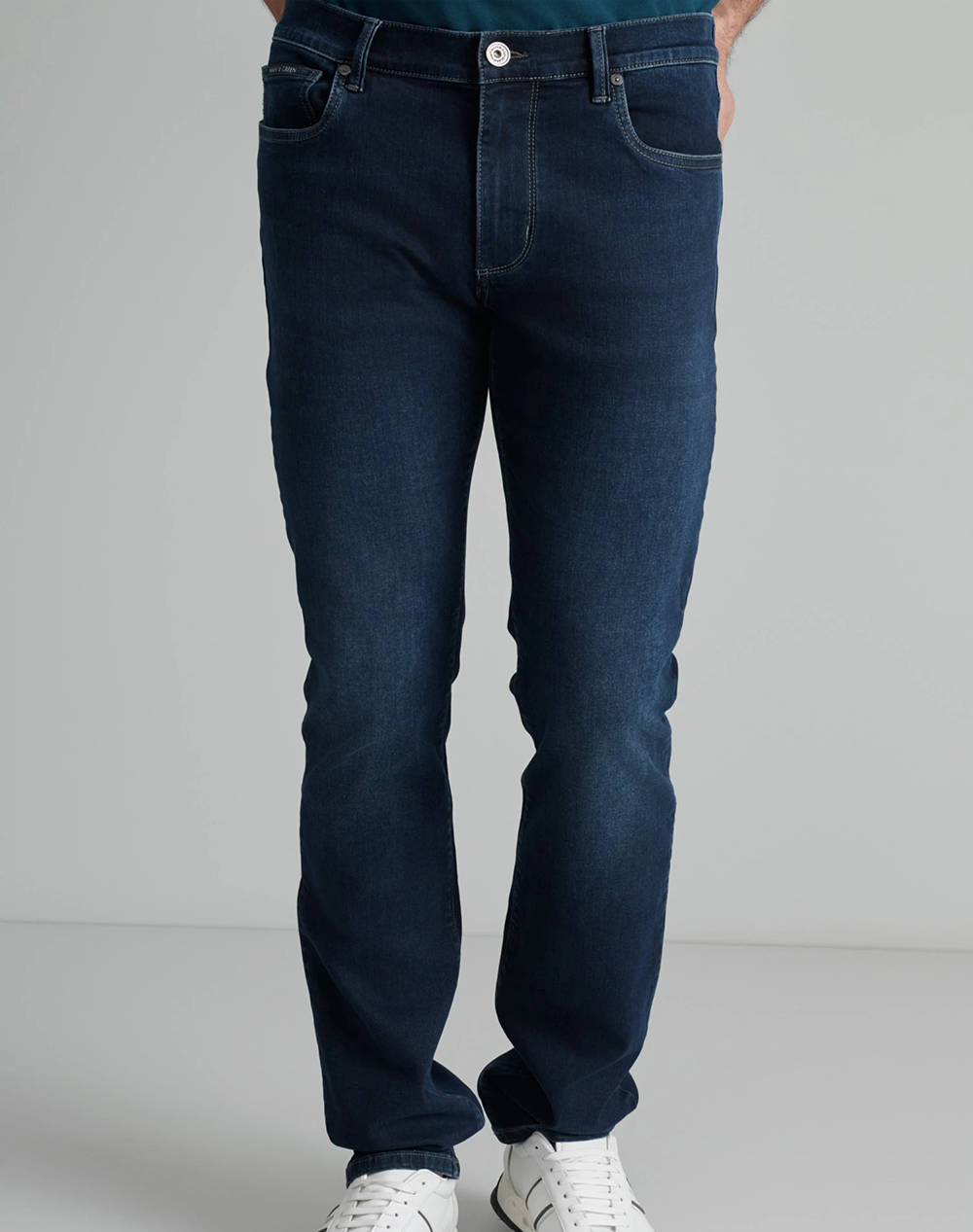 NAVY&GREEN PANTALONI DENIM NORMAL WAIST