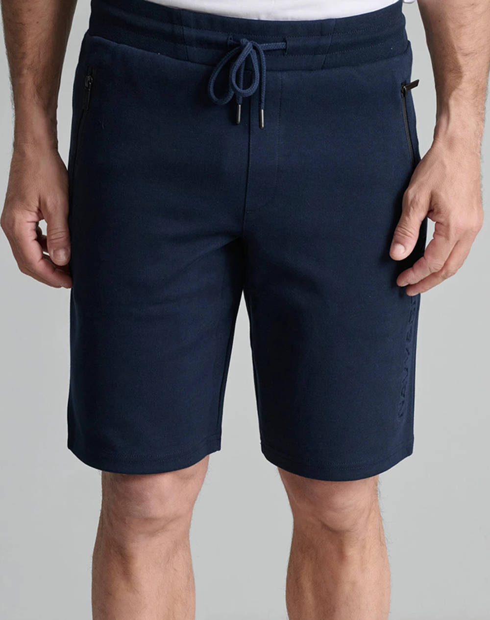 NAVY&GREEN BERMUDE JOGGING