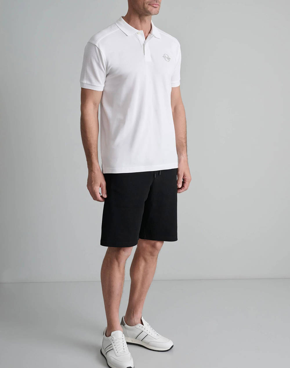 NAVY&GREEN BERMUDE JOGGING