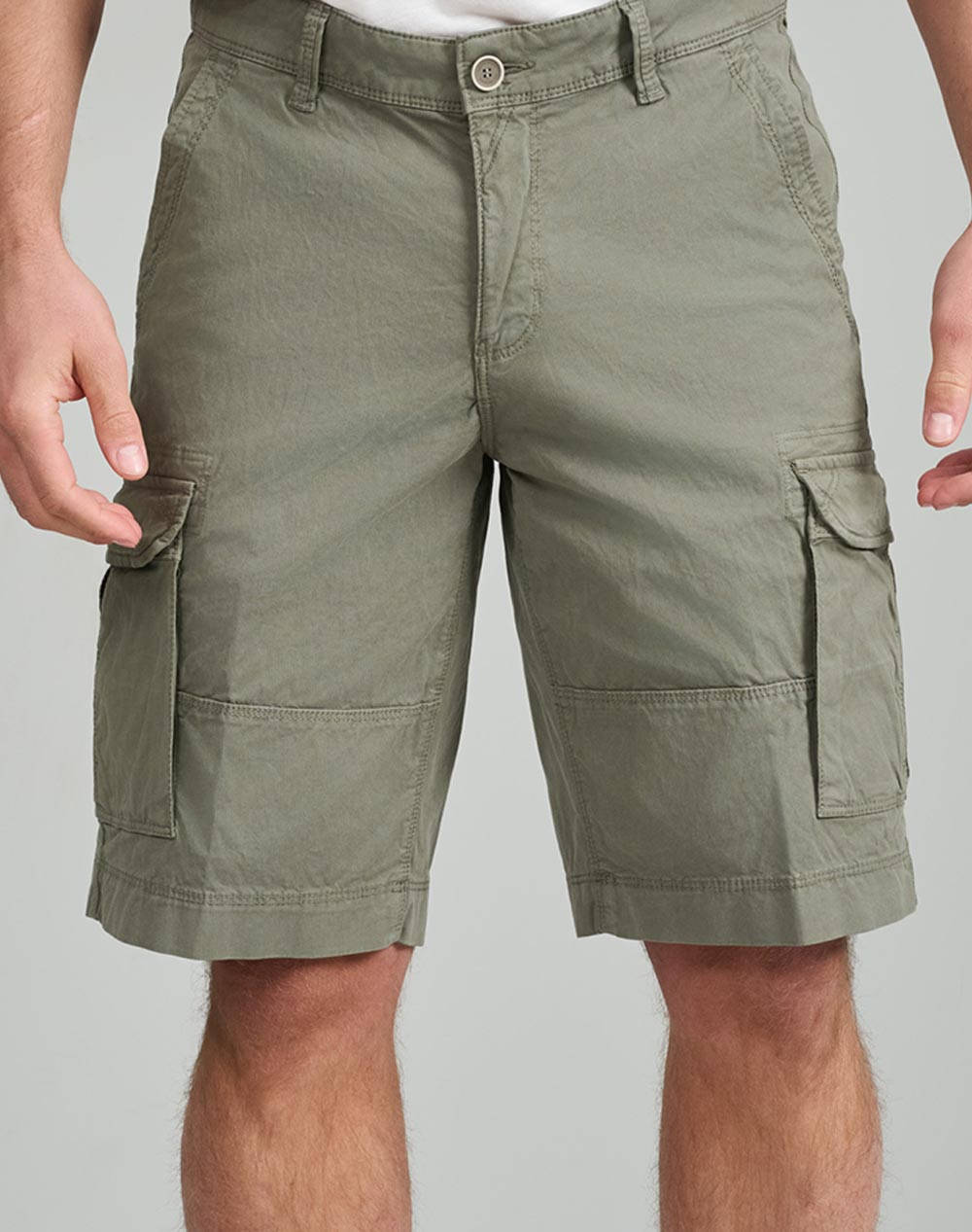 NAVY&GREEN BERMUDE CARGO