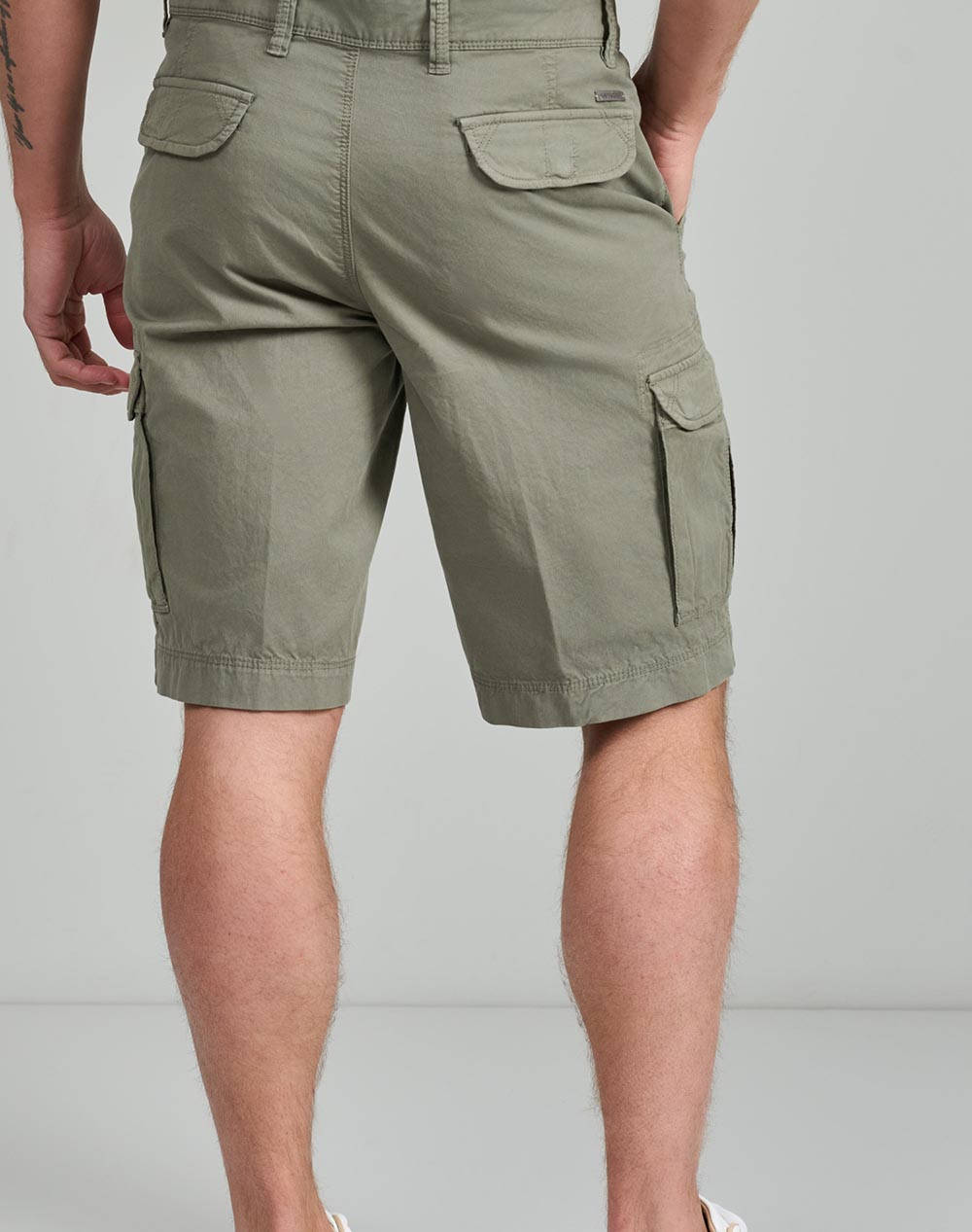 NAVY&GREEN BERMUDE CARGO
