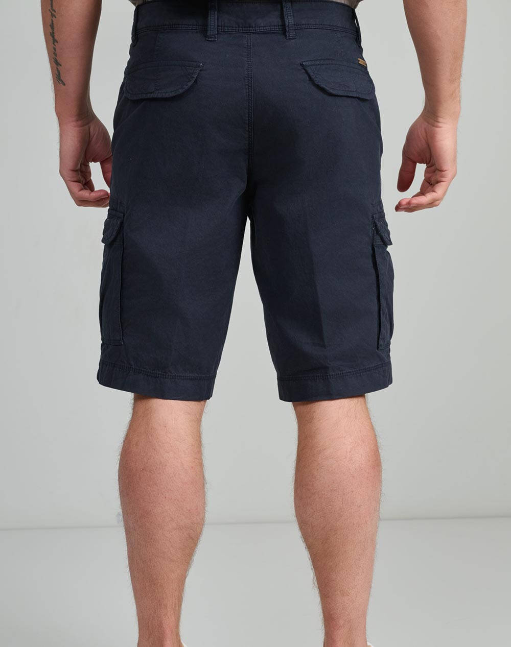 NAVY&GREEN BERMUDE CARGO