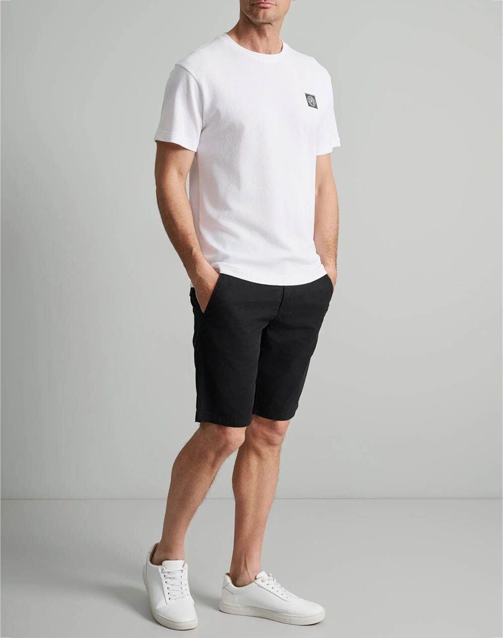 NAVY&GREEN PANTALONI SCURTI CHINOS