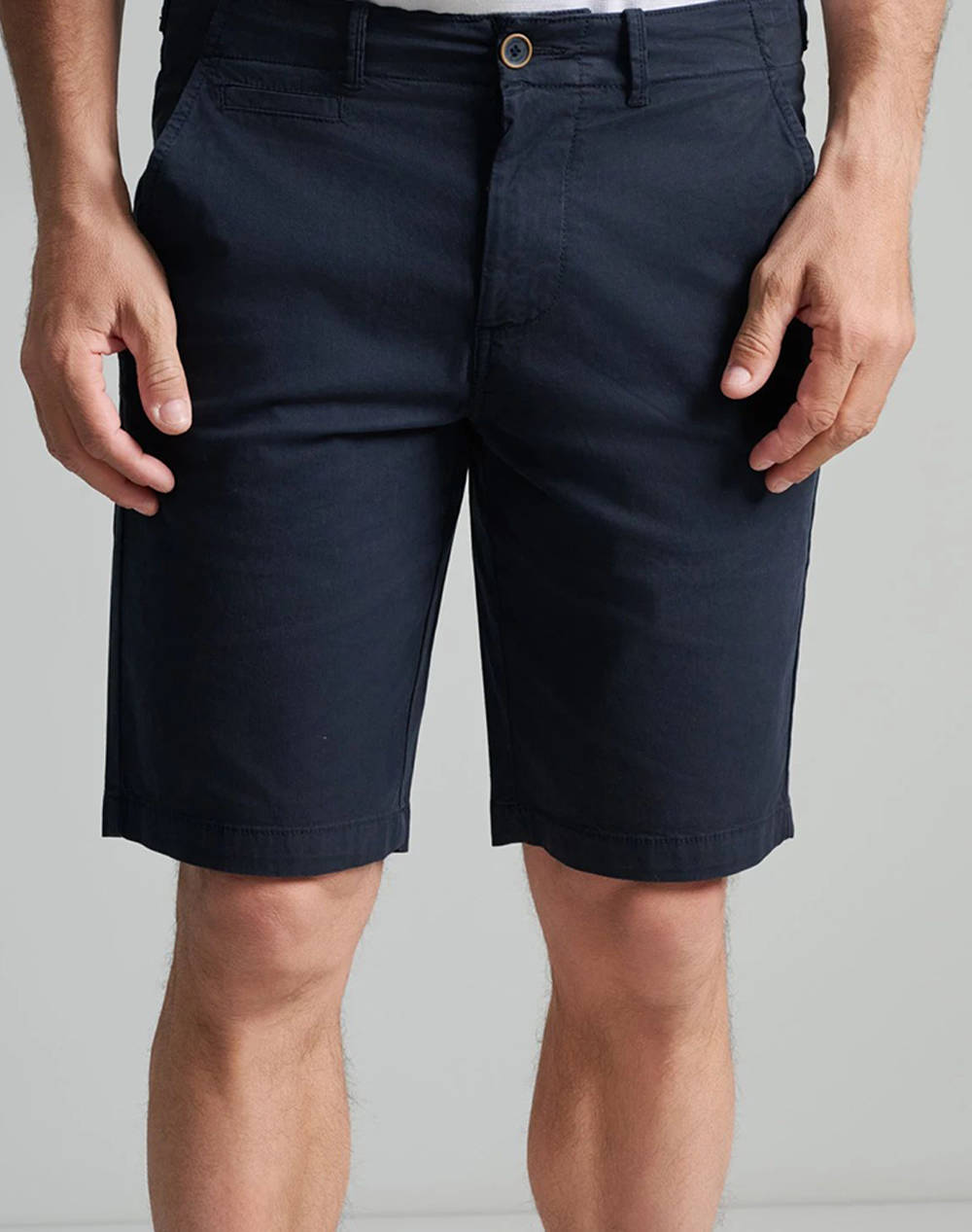 NAVY&GREEN PANTALONI SCURTI CHINOS