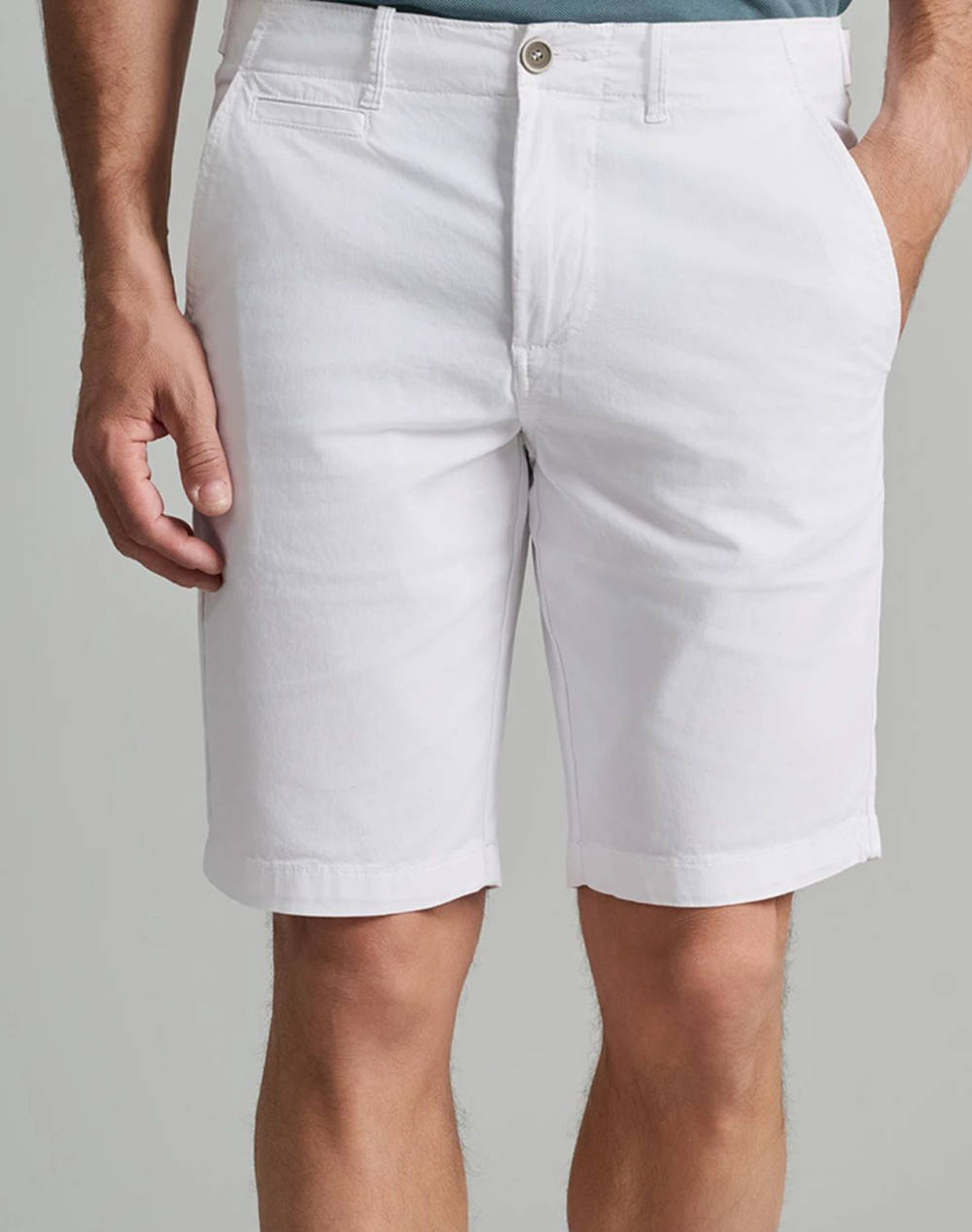 NAVY&GREEN PANTALONI SCURTI CHINOS