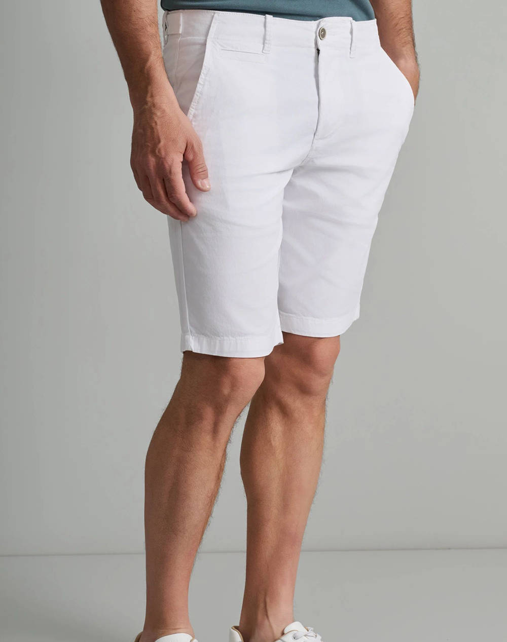 NAVY&GREEN PANTALONI SCURTI CHINOS