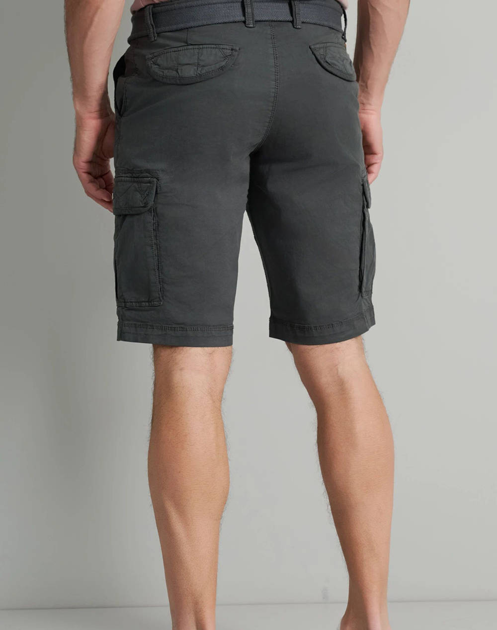 NAVY&GREEN BERMUDE CARGO CU CUREA