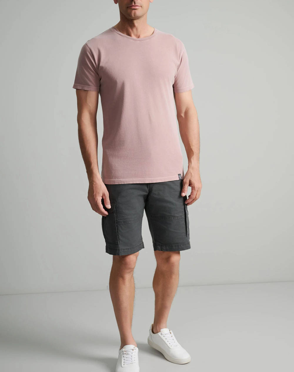 NAVY&GREEN BERMUDE CARGO CU CUREA