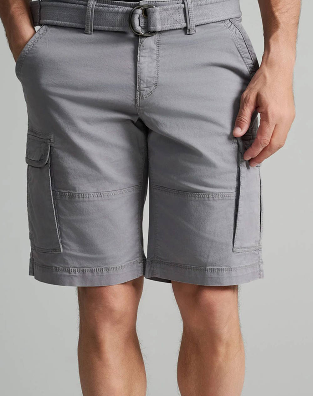 NAVY&GREEN BERMUDE CARGO CU CUREA
