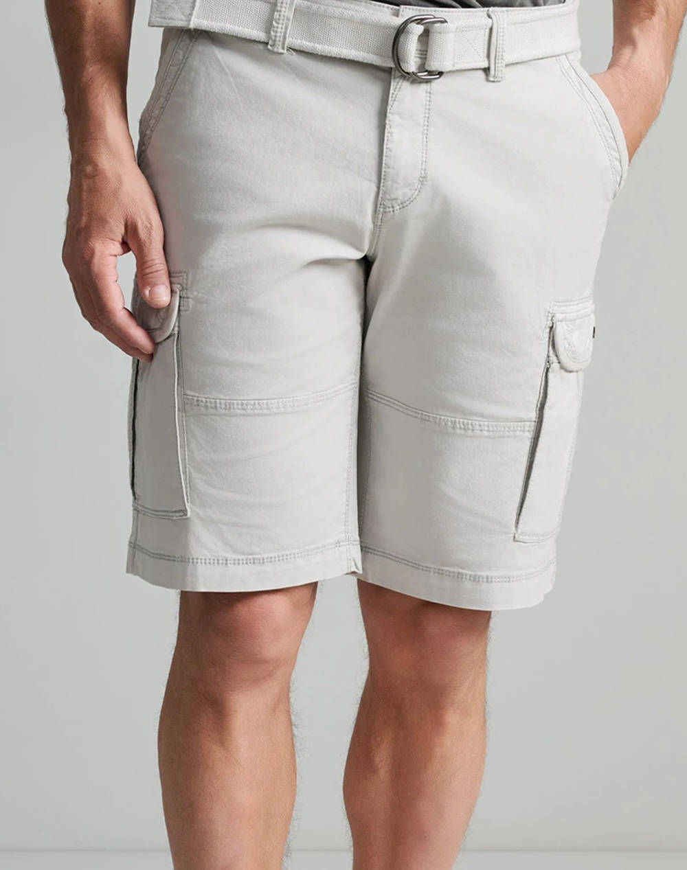 NAVY&GREEN BERMUDE CARGO CU CUREA