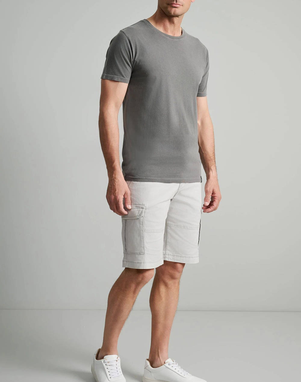 NAVY&GREEN BERMUDE CARGO CU CUREA