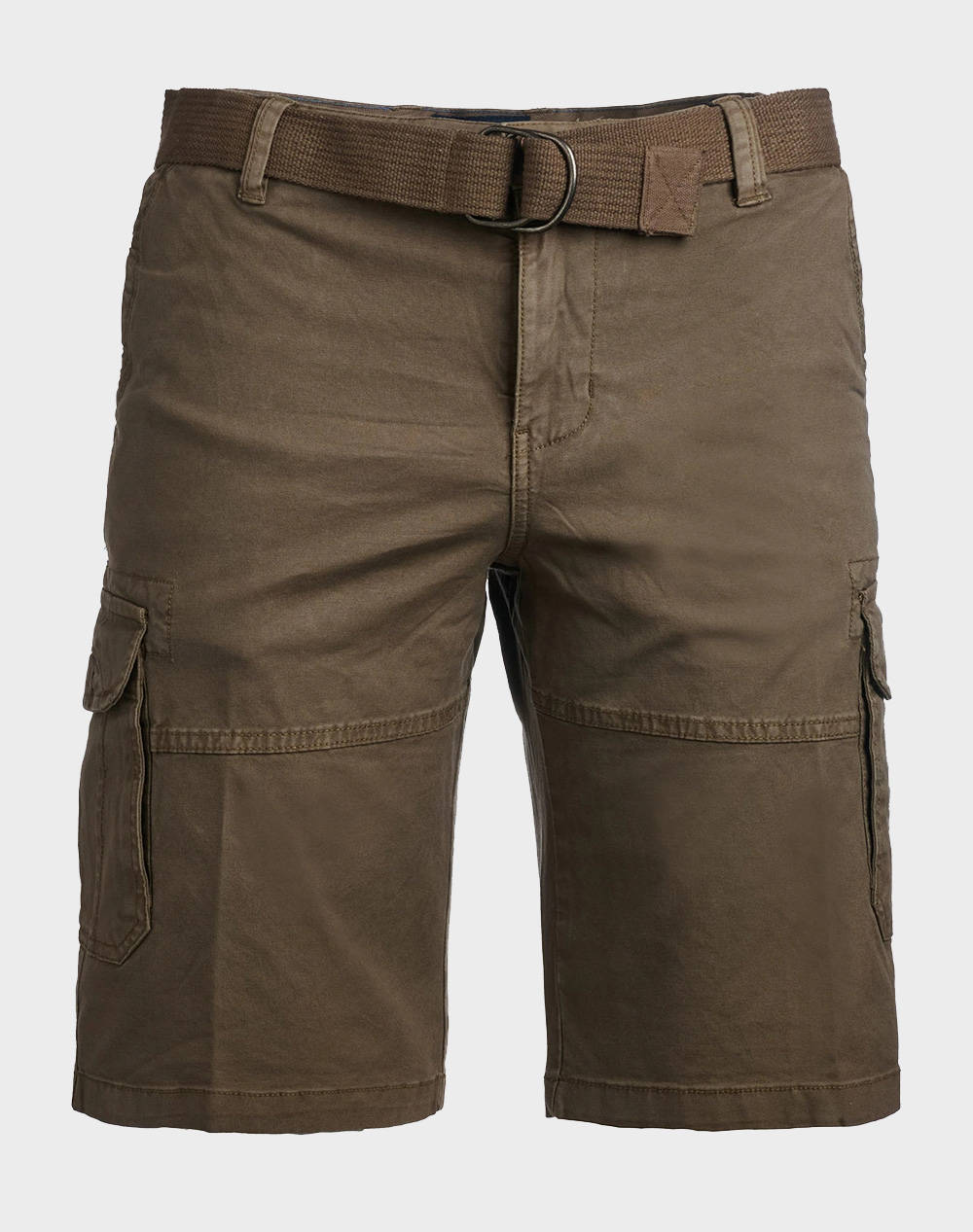 NAVY&GREEN BERMUDE-CARGO