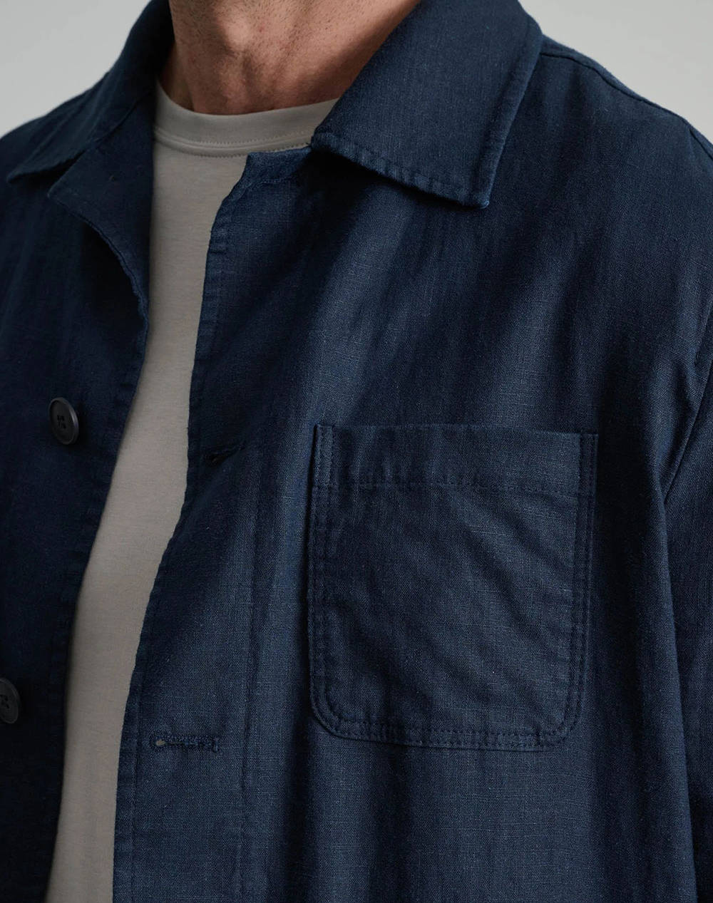 NAVY&GREEN SACOU-JACKET