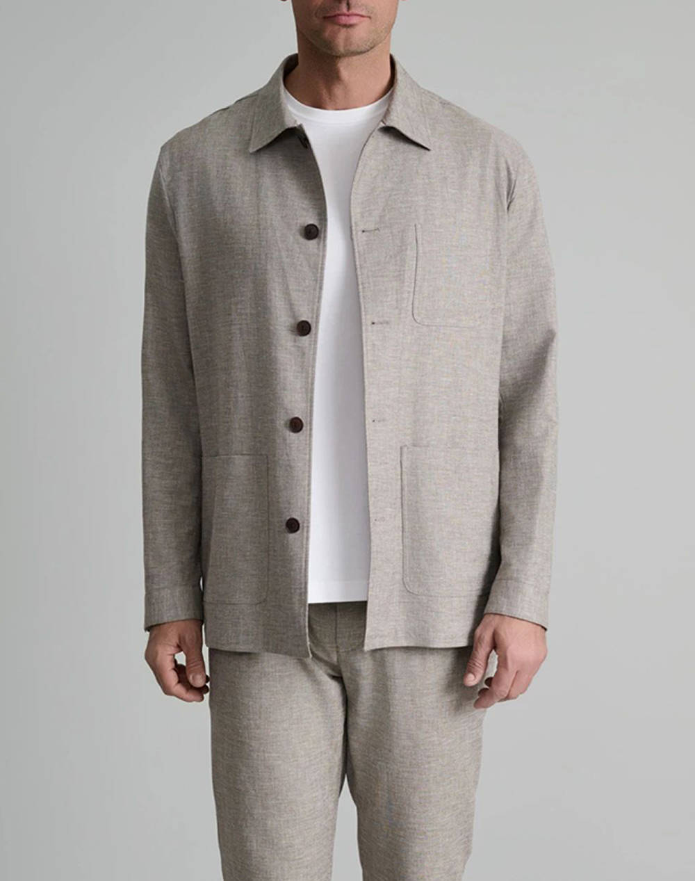 NAVY&GREEN SACOU-JACKET