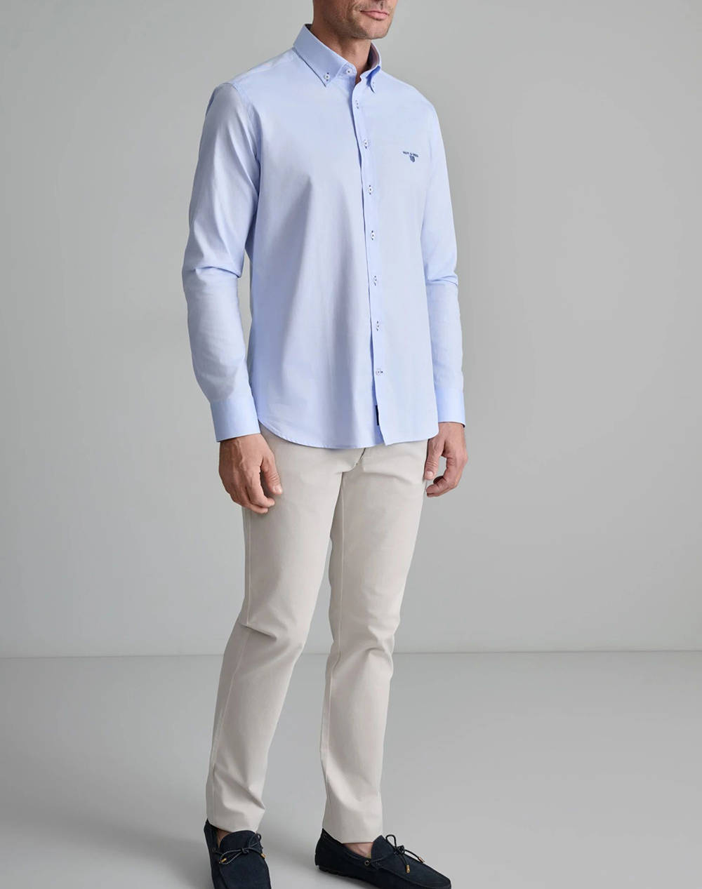 NAVY&GREEN CAMASA COMFORT FIT