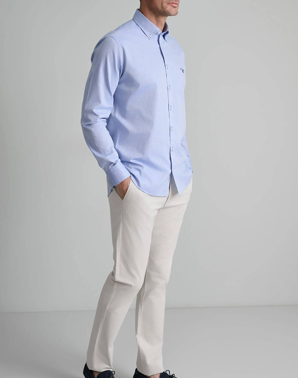NAVY&GREEN CAMASA COMFORT FIT