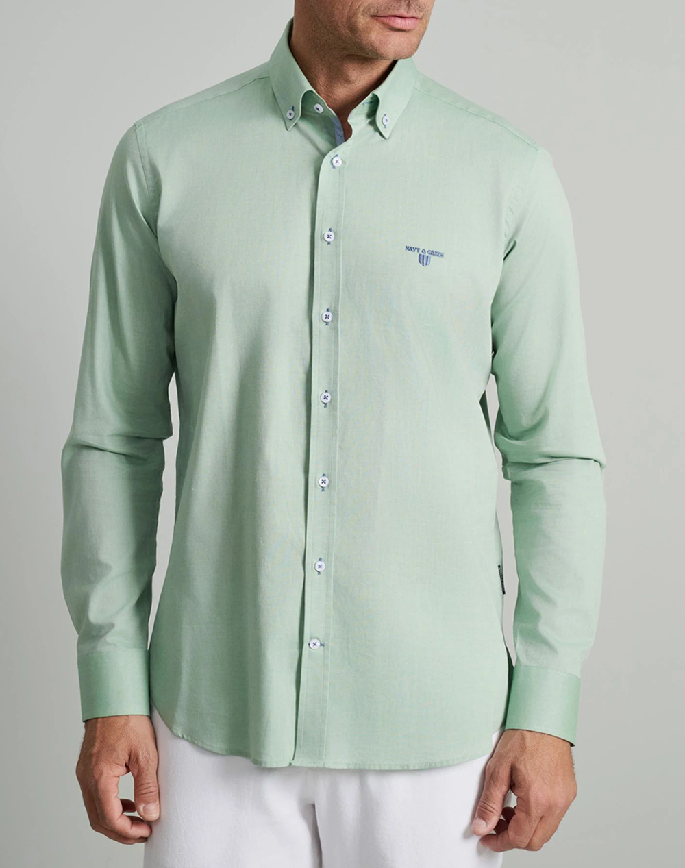 NAVY&GREEN CAMASA COMFORT FIT