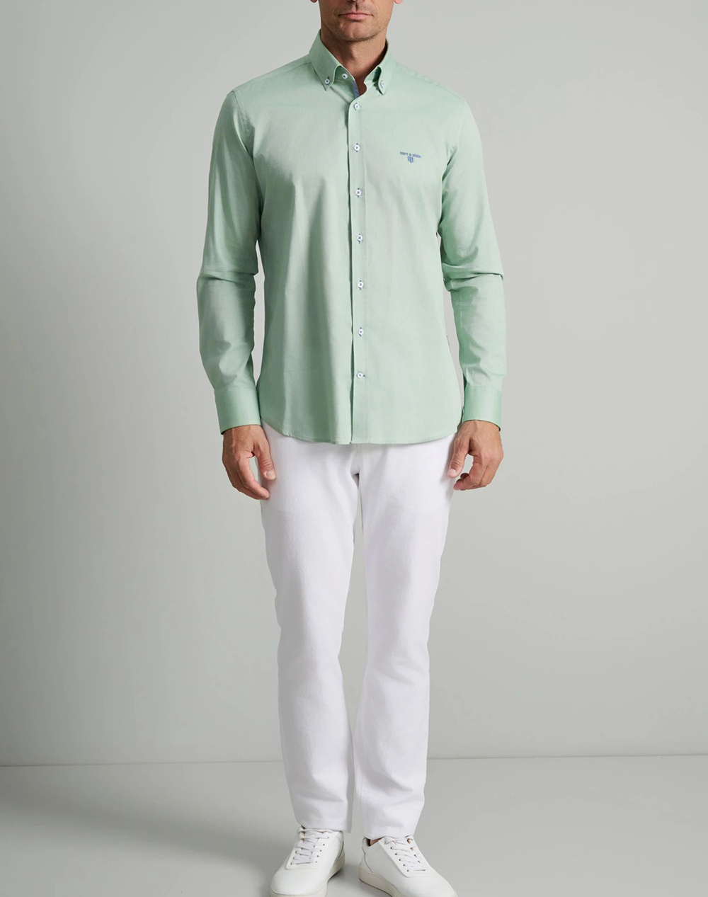 NAVY&GREEN CAMASA COMFORT FIT