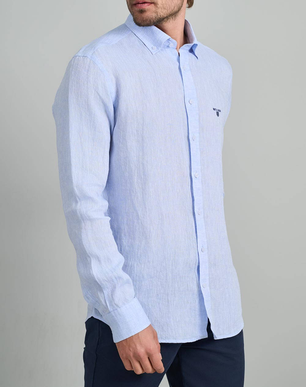 NAVY&GREEN CAMASA COMFORT FIT
