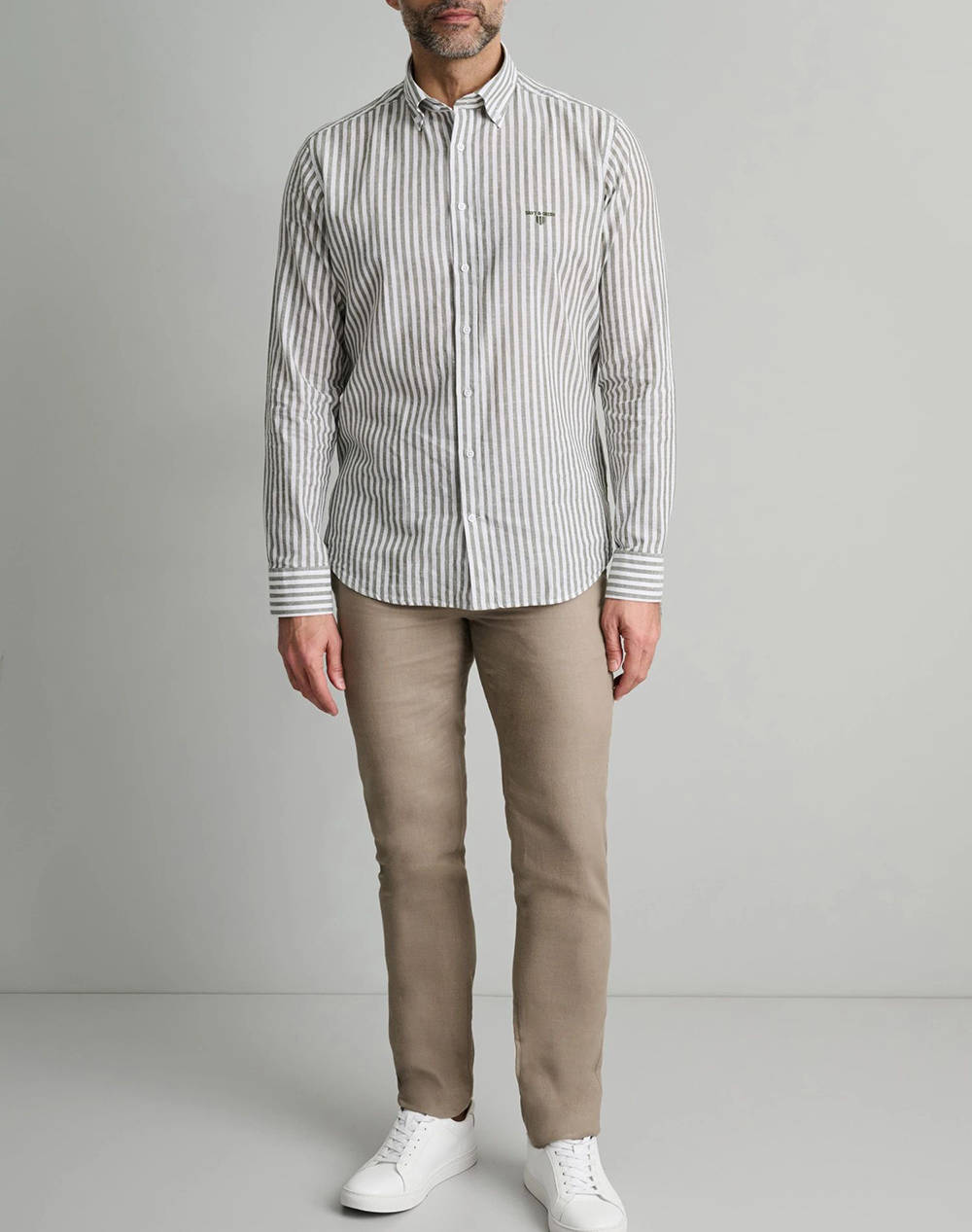 NAVY&GREEN CAMASA COMFORT FIT