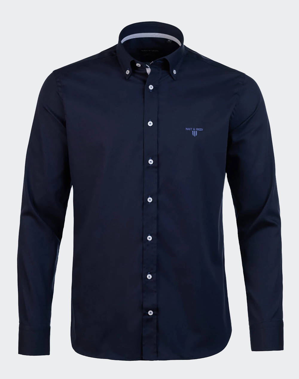 NAVY&GREEN CAMASA COMFORT FIT