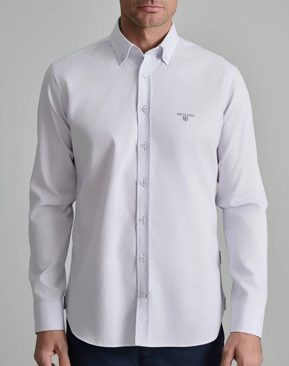 NAVY&GREEN CAMASA COMFORT FIT