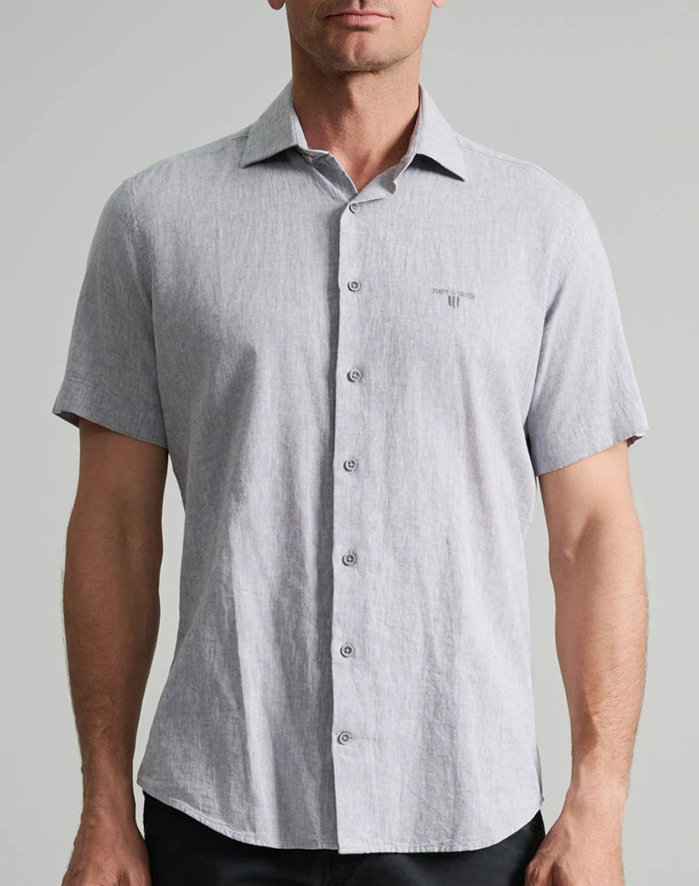 NAVY&GREEN CAMASA COMFORT FIT, MANECA SCURTA