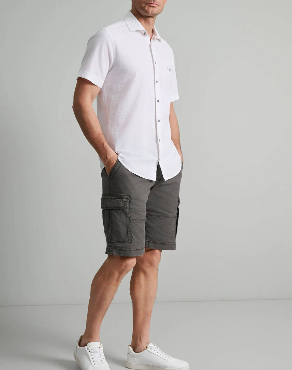NAVY&GREEN CAMASA COMFORT FIT, MANECA SCURTA