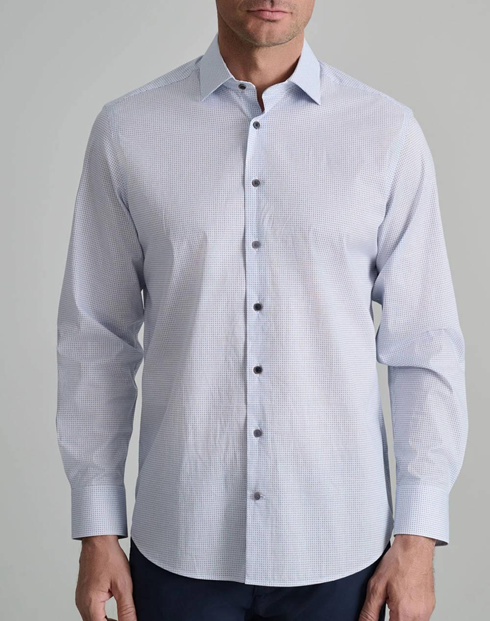 NAVY&GREEN CAMASA COMFORT FIT