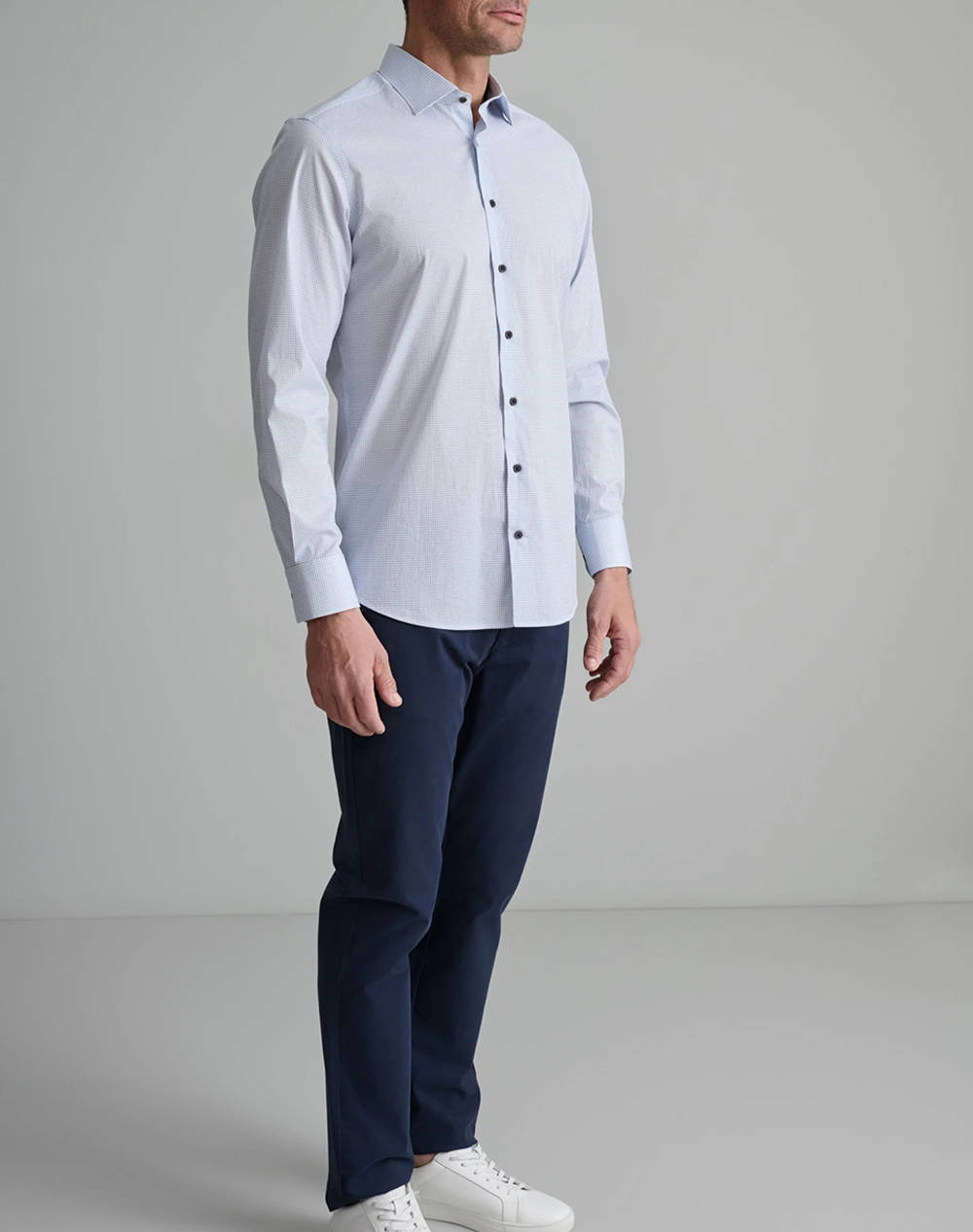 NAVY&GREEN CAMASA COMFORT FIT