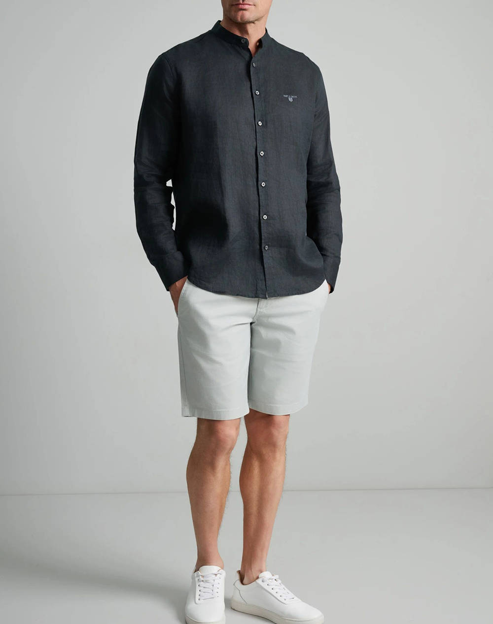 NAVY&GREEN CAMASA MAO, COMFORT FIT