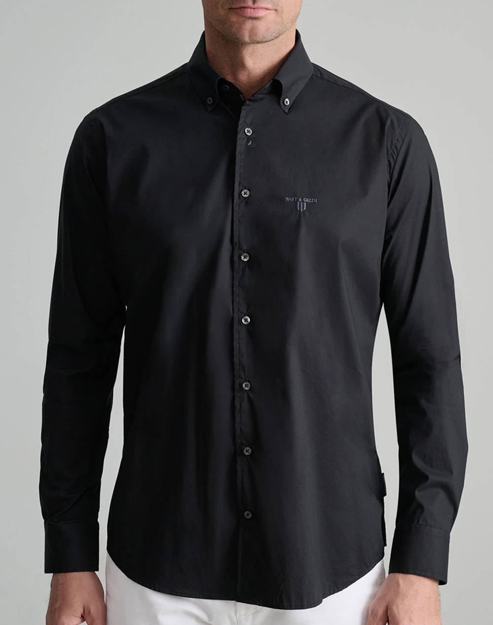 NAVY&GREEN CAMASA COMFORT FIT