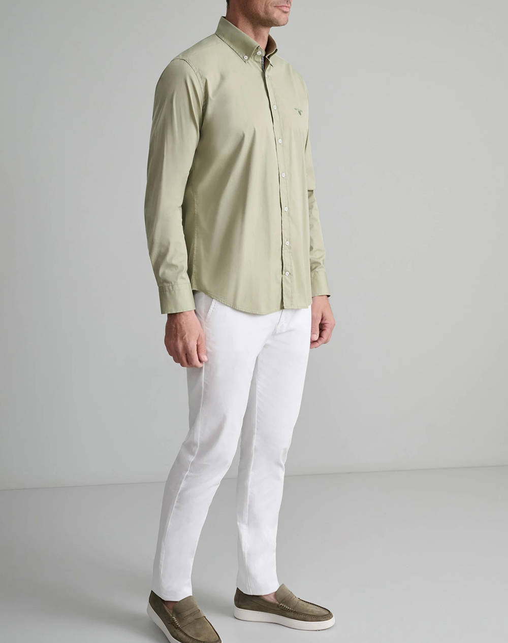 NAVY&GREEN CAMASA COMFORT FIT