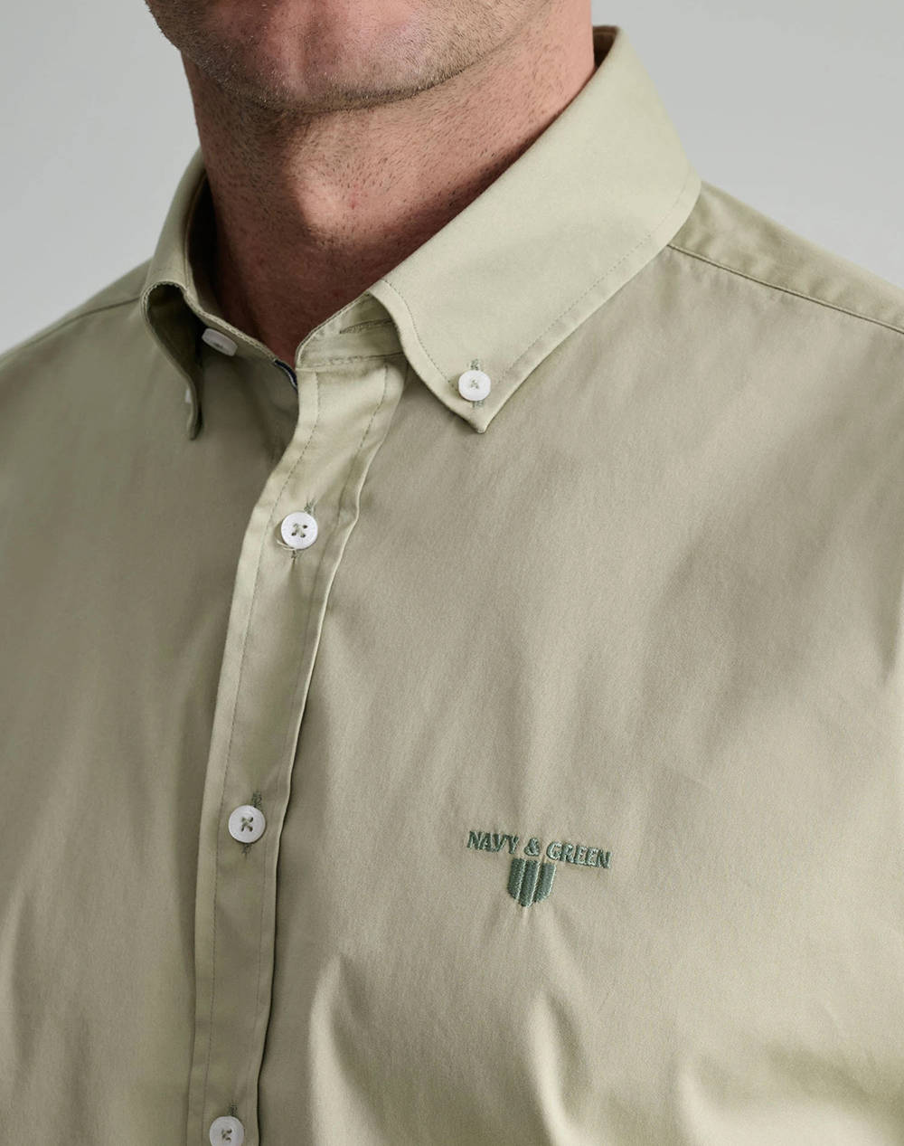 NAVY&GREEN CAMASA COMFORT FIT