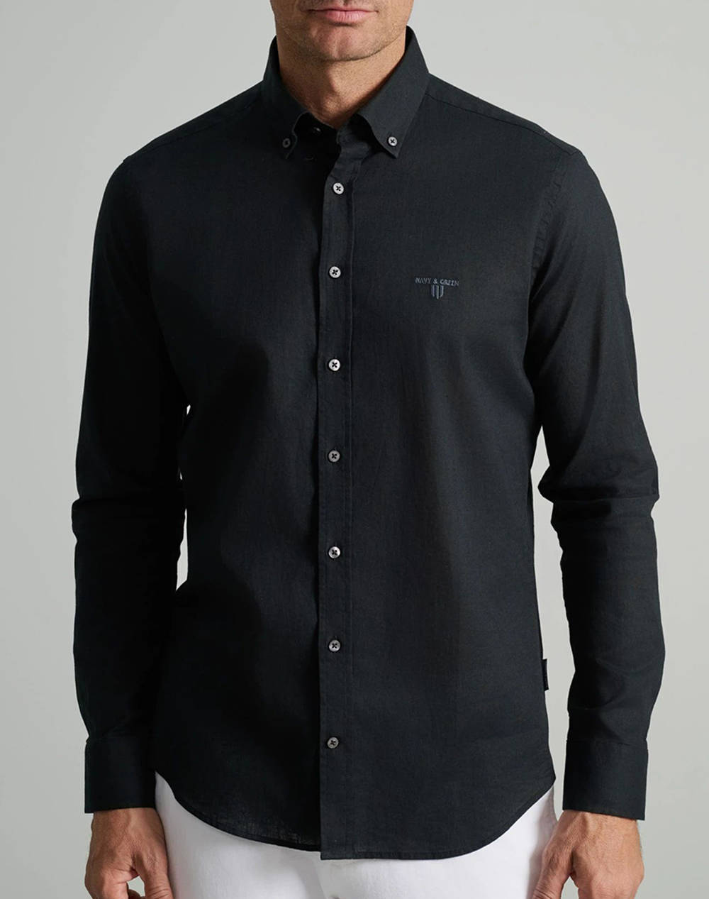 NAVY&GREEN CAMASA COMFORT FIT
