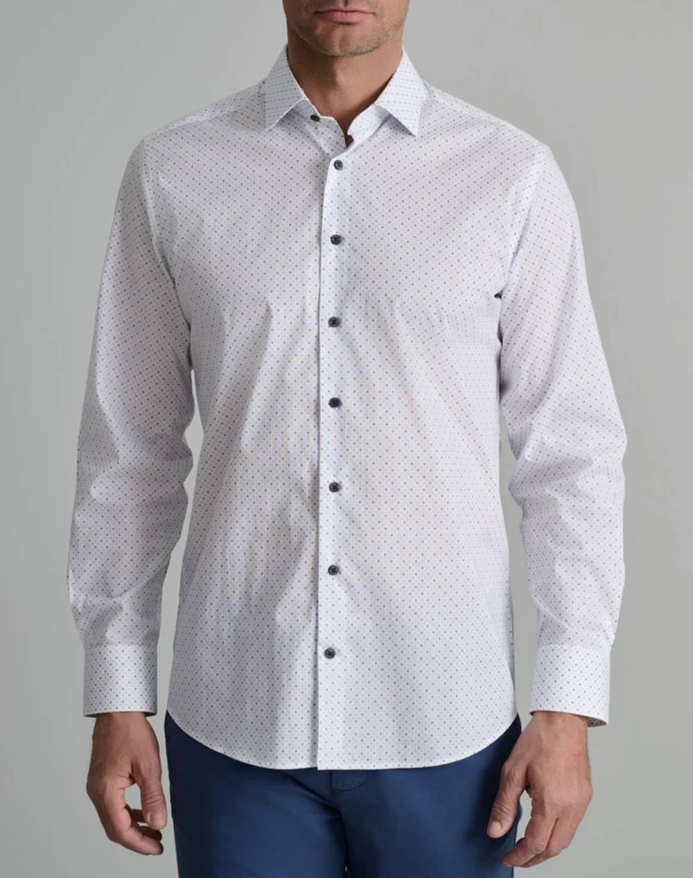 NAVY&GREEN CAMASA FIT LINE