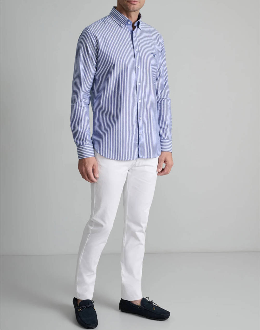 NAVY&GREEN CAMASA COMFORT FIT