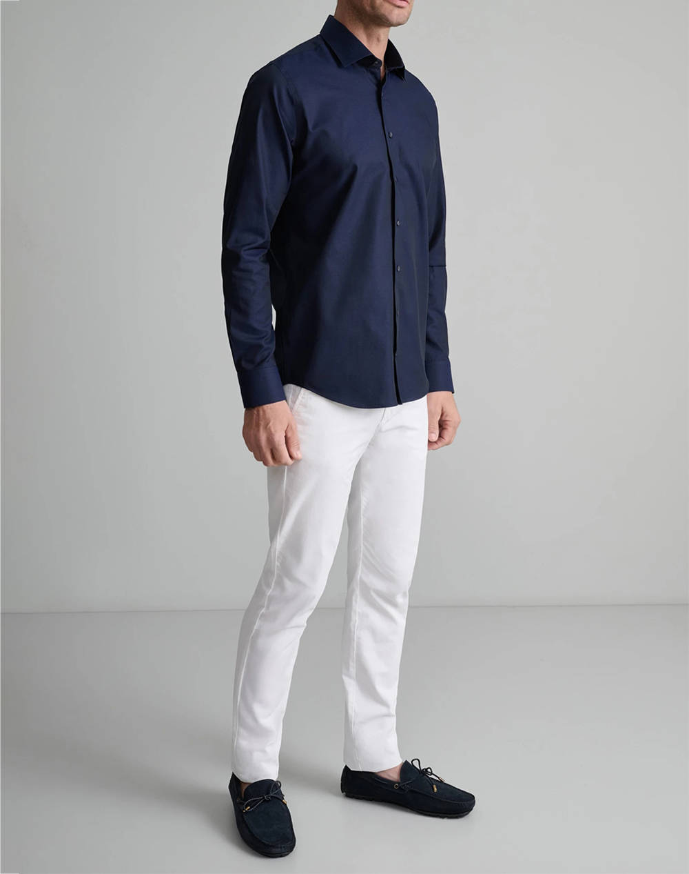 NAVY&GREEN CAMASA COMFORT FIT