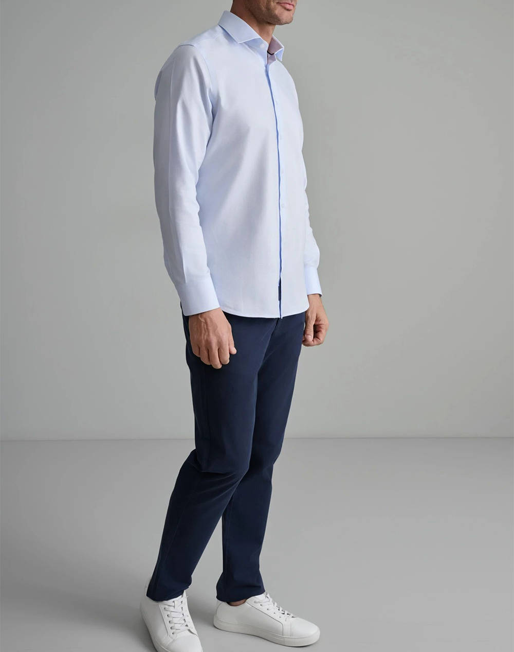 NAVY&GREEN CAMASA FIT LINE