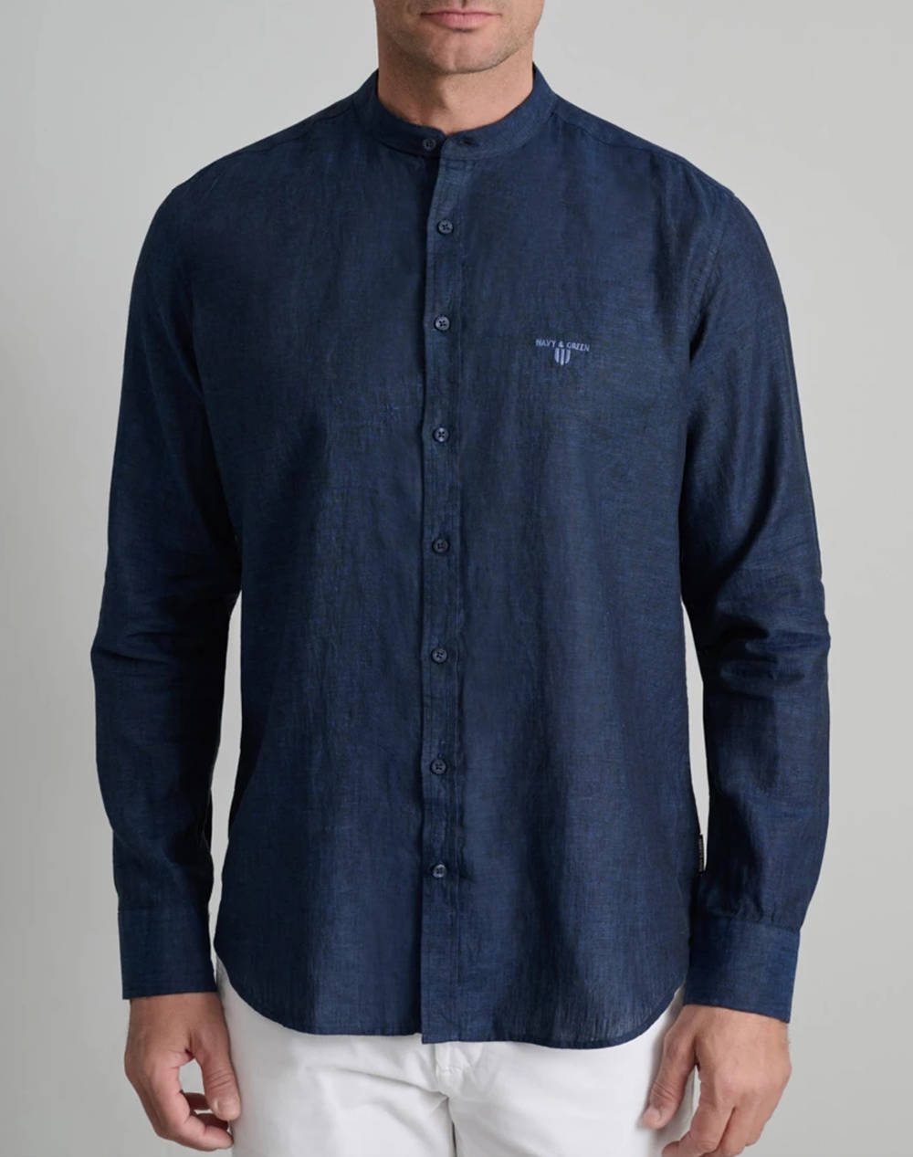 NAVY&GREEN CAMASA ΜΑΟ COMFORT FIT